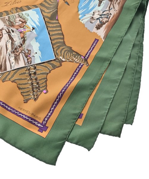 HERMES（エルメス）バンダナ・スカーフ オレンジ サイズ:90 レディース/2200688823757