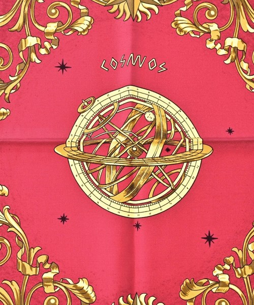 HERMES（エルメス）バンダナ・スカーフ 紫 サイズ:90 レディース/2200688823764
