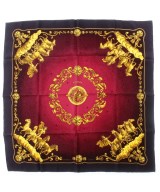 HERMES（エルメス）バンダナ・スカーフ 紫 サイズ:90 レディース/2200688823764