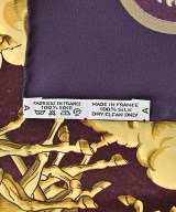HERMES（エルメス）バンダナ・スカーフ 紫 サイズ:90 レディース/2200688823764