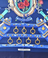 HERMES（エルメス）バンダナ・スカーフ 青 サイズ:90 レディース/2200688823788