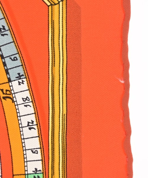 HERMES（エルメス）バンダナ・スカーフ オレンジ サイズ:45 レディース/2200688823863