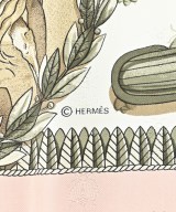 HERMES（エルメス）バンダナ・スカーフ 白 サイズ:90 レディース/2200688823887