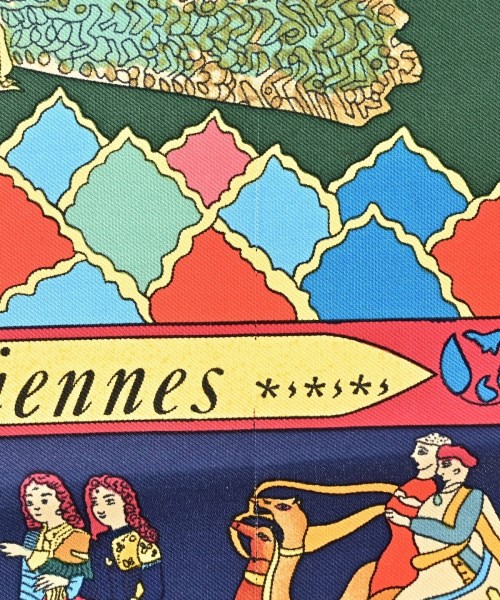 HERMES（エルメス）バンダナ・スカーフ 緑 サイズ:90 レディース/2200688823894