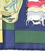 HERMES（エルメス）バンダナ・スカーフ 緑 サイズ:90 レディース/2200688823894