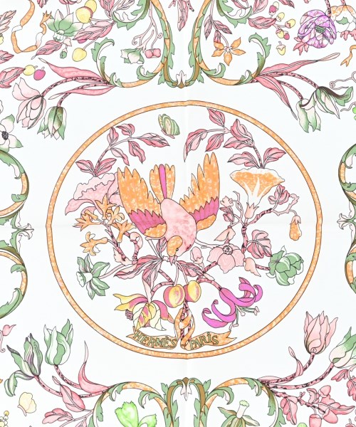 HERMES（エルメス）バンダナ・スカーフ 白 サイズ:90 レディース/2200688823900