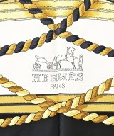 HERMES（エルメス）バンダナ・スカーフ 黒 サイズ:90 レディース/2200688823917