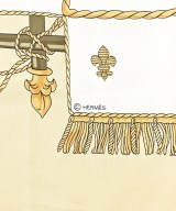 HERMES（エルメス）バンダナ・スカーフ ベージュ サイズ:90 レディース/2200688823924