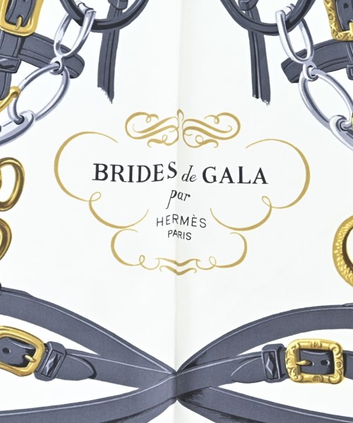 HERMES（エルメス）バンダナ・スカーフ 白 サイズ:90 レディース/2200688823948