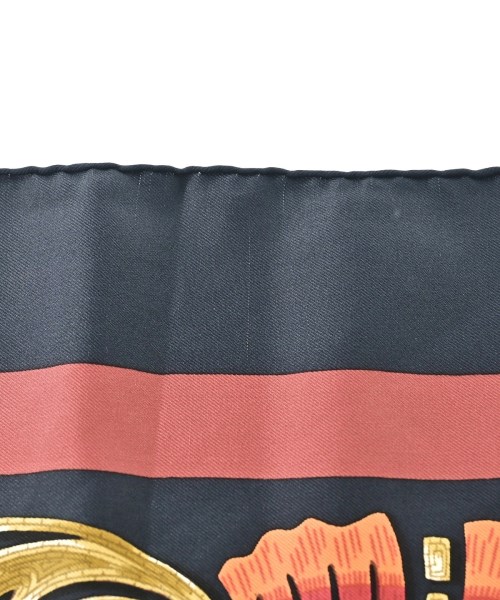 HERMES（エルメス）バンダナ・スカーフ 黒 サイズ:90 レディース/2200688823955