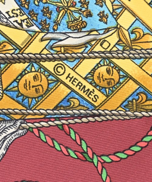 HERMES（エルメス）バンダナ・スカーフ 青 サイズ:90 レディース/2200688823962