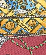 HERMES（エルメス）バンダナ・スカーフ 青 サイズ:90 レディース/2200688823962