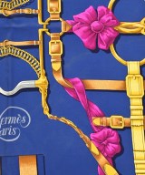 HERMES（エルメス）バンダナ・スカーフ 紺 サイズ:90 レディース/2200688823979