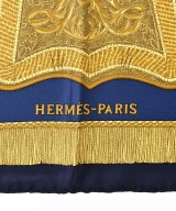 HERMES（エルメス）バンダナ・スカーフ 紺 サイズ:90 レディース/2200688824013