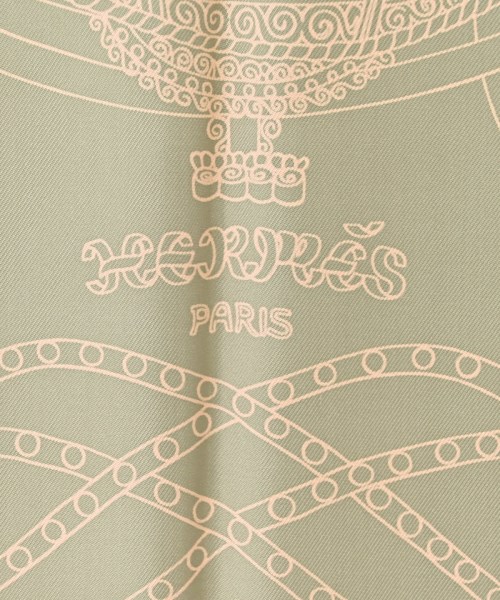 HERMES（エルメス）バンダナ・スカーフ カーキ サイズ:90 レディース/2200688824037