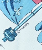 HERMES（エルメス）バンダナ・スカーフ 青 サイズ:90 レディース/2200688824051