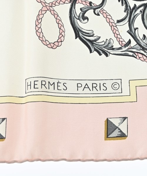 HERMES（エルメス）バンダナ・スカーフ 白 サイズ:90 レディース/2200688824068