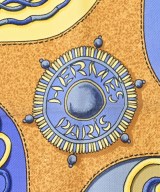 HERMES（エルメス）バンダナ・スカーフ 黄 サイズ:90 レディース/2200688824075