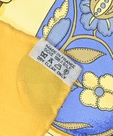 HERMES（エルメス）バンダナ・スカーフ 黄 サイズ:90 レディース/2200688824075