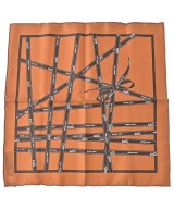 HERMES（エルメス）バンダナ・スカーフ オレンジ サイズ:45 レディース/2200688824112