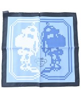HERMES（エルメス）バンダナ・スカーフ 青 サイズ:45 レディース/2200689541100