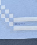 HERMES（エルメス）バンダナ・スカーフ 青 サイズ:45 レディース/2200689541100