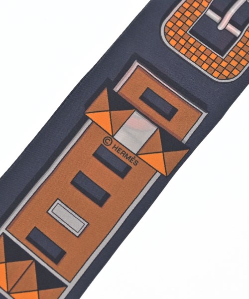 HERMES（エルメス）バンダナ・スカーフ 紺 サイズ:- レディース/2200688506247