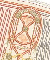 HERMES（エルメス）バンダナ・スカーフ ベージュ サイズ:45 レディース/2200690729047