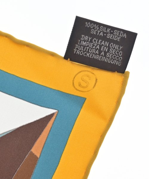 HERMES（エルメス）バンダナ・スカーフ 茶 サイズ:90 レディース/2200691376028