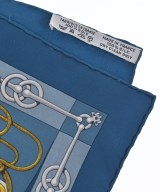 HERMES（エルメス）バンダナ・スカーフ 紺 サイズ:45 レディース/2200691376103