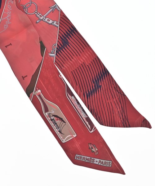 HERMES（エルメス）バンダナ・スカーフ 赤 サイズ:- レディース/2200691376141