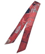 HERMES（エルメス）バンダナ・スカーフ 赤 サイズ:- レディース/2200691376141