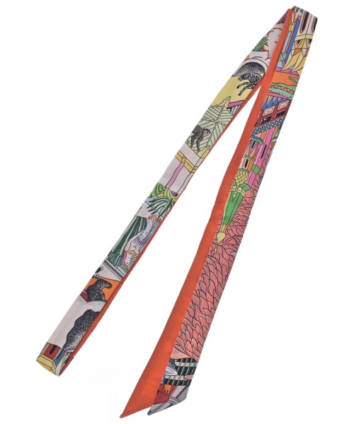 HERMES（エルメス）バンダナ・スカーフ オレンジ サイズ:- レディース/2200691376165