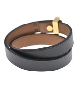 HERMES（エルメス）ブレスレット・バングル 黒 サイズ:- レディース/2200691376172