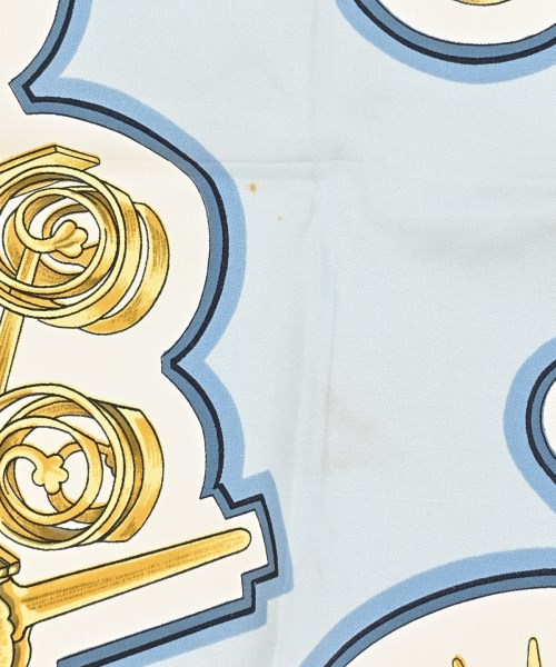 HERMES（エルメス）バンダナ・スカーフ 青 サイズ:90 レディース/2200690171051