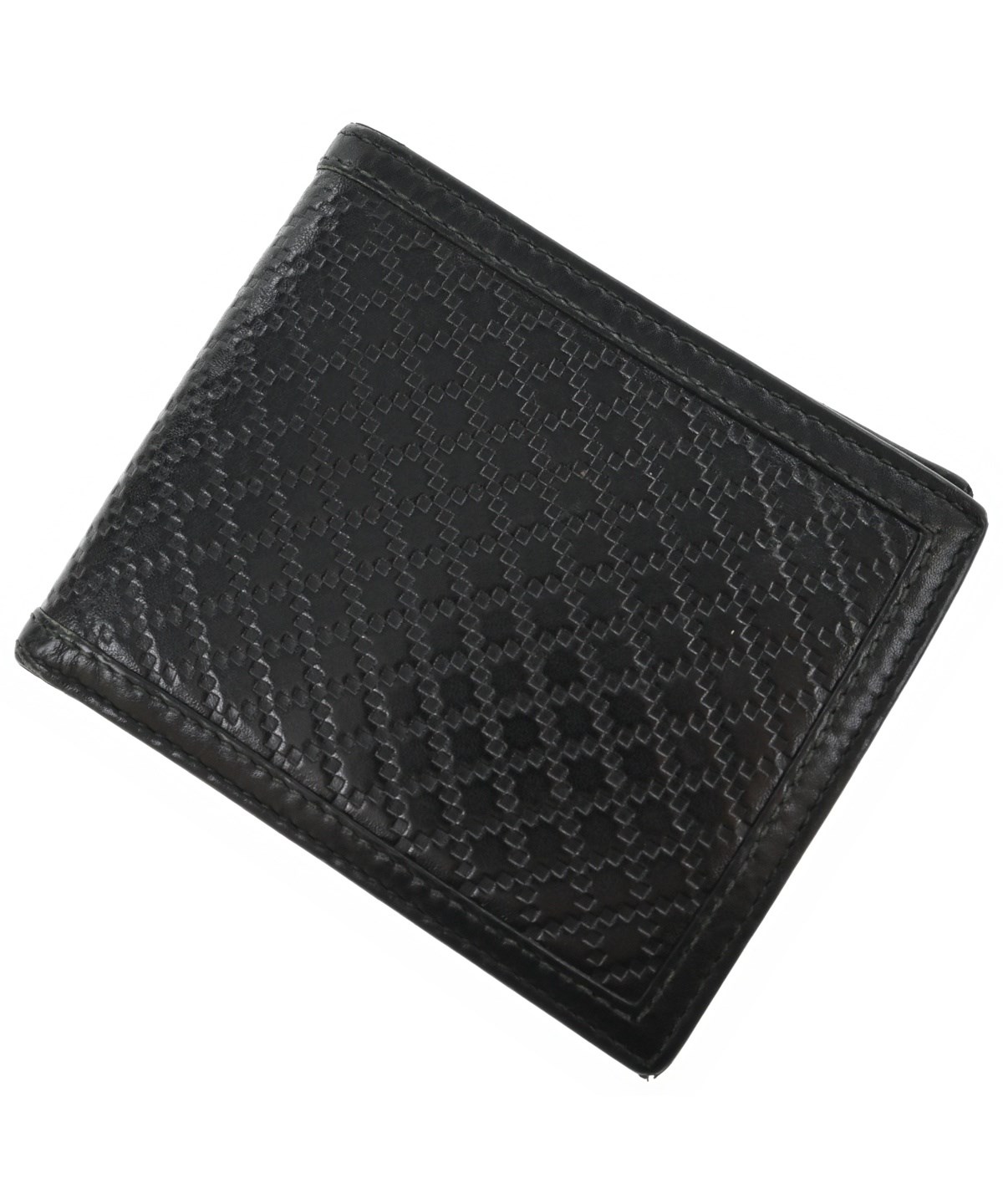 【関税&送料込】Gucci Coulotte Gucci Black GucciGhost Print Calfskin Leather Two-Way Medium