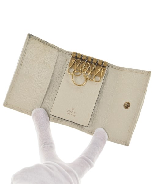 GUCCI（グッチ）キーケース・キーホルダー 白 サイズ:- レディース/2200620725088