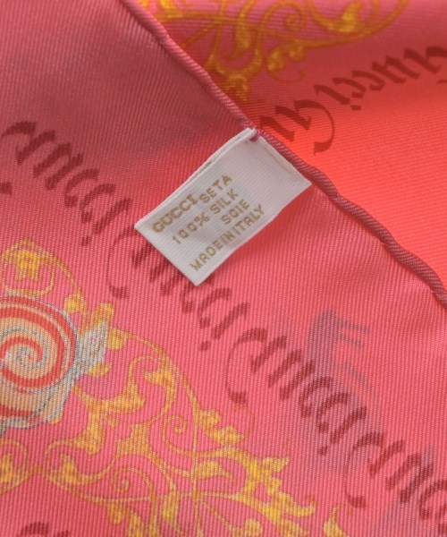 GUCCI（グッチ）バンダナ・スカーフ ピンク サイズ:- レディース/2200639139111