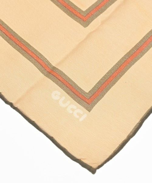 GUCCI（グッチ）バンダナ・スカーフ ベージュ サイズ:- レディース/2200640002015