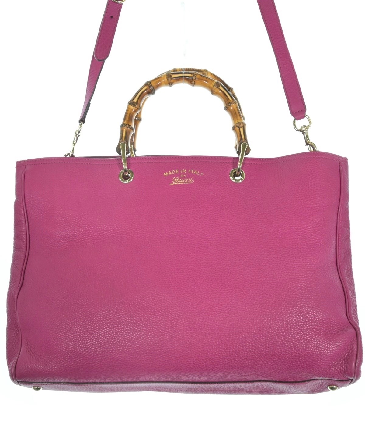 GUCCI グッチ ショルダーバッグ  ピンク 【古着】【中古】【送料無料】 中古・古着通販】GUCCI (グッチ) ミニハンドバッグ ベージュ×ピンク