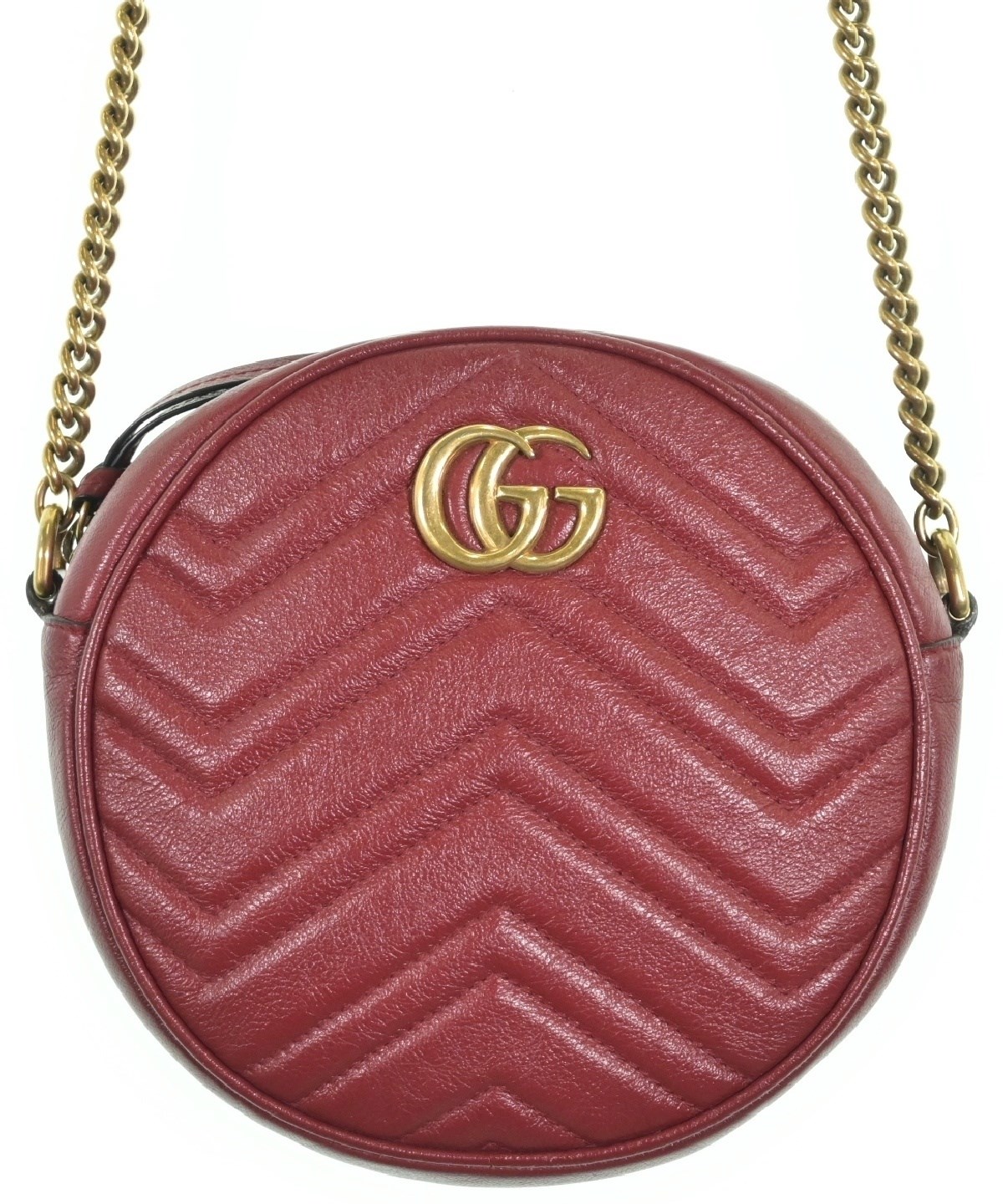 GUCCI グッチ ショルダーバッグ  赤 【古着】【中古】【送料無料】 中古・古着通販】GUCCI (グッチ) ショルダーバッグ レッド｜ブランド