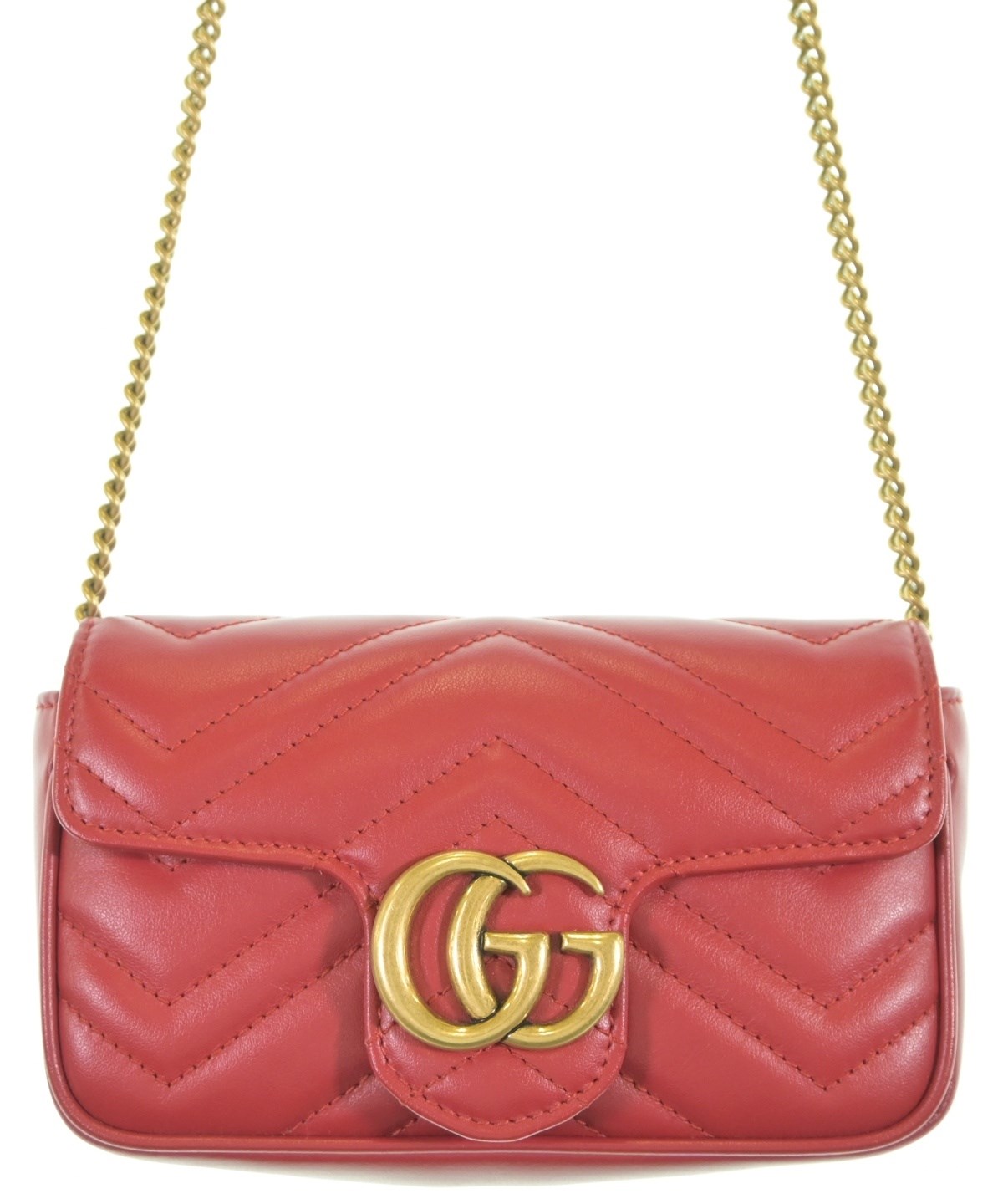 GUCCI（グッチ）ショルダーバッグ 赤 サイズ:- レディース