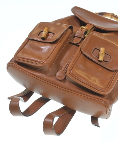 GUCCI（グッチ）バックパック・リュック 茶 サイズ:- レディース/2200598659446