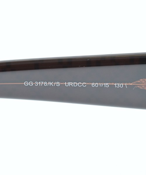 GUCCI（グッチ）サングラス 茶 サイズ:- レディース/2200622761015