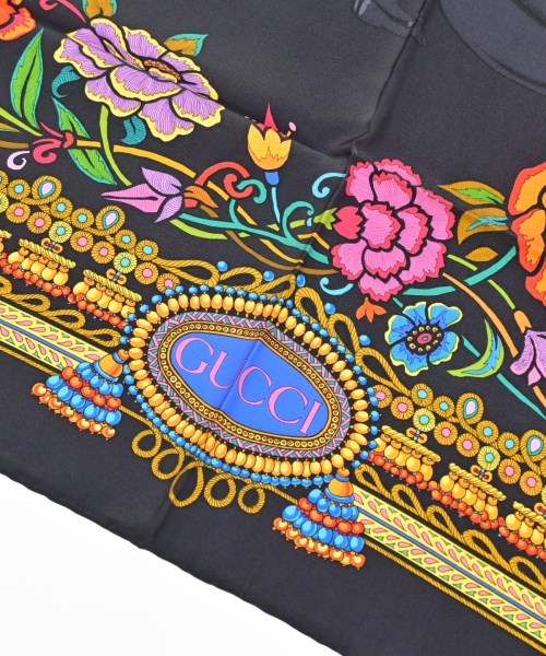GUCCI（グッチ）バンダナ・スカーフ 黒 サイズ:- レディース/2200627510038