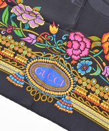 GUCCI（グッチ）バンダナ・スカーフ 黒 サイズ:- レディース/2200627510038