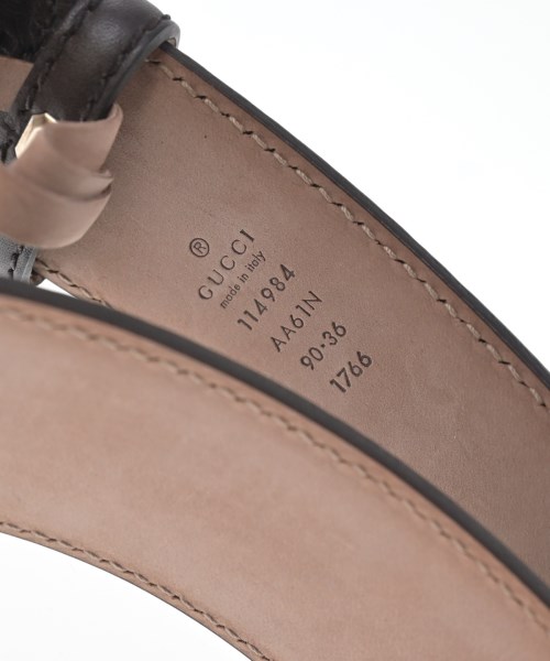 GUCCI（グッチ）ベルト 茶 サイズ:90 レディース/2200633063061
