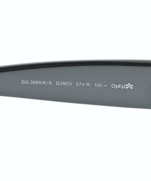 GUCCI（グッチ）サングラス 黒 サイズ:- レディース/2200632381418