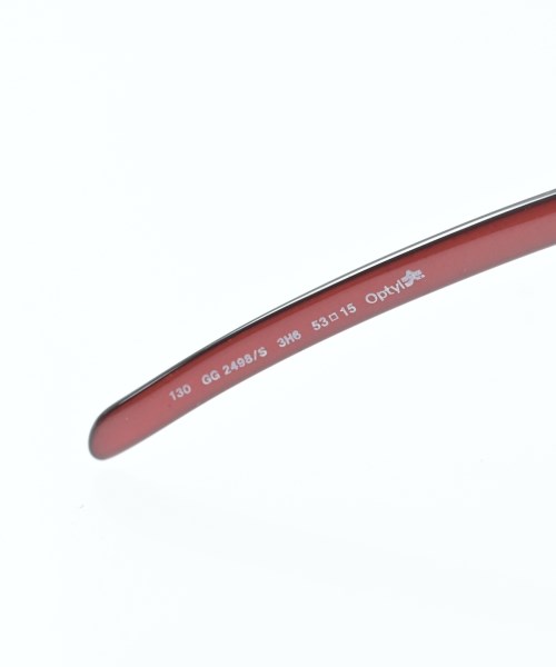 GUCCI（グッチ）サングラス 赤 サイズ:- レディース/2200609757369