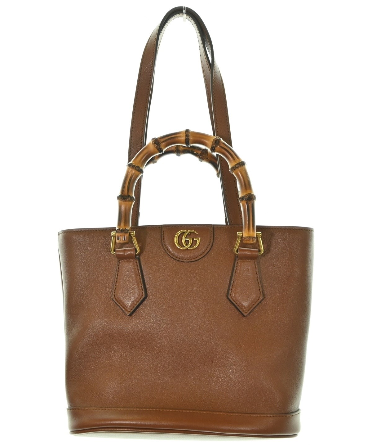 GUCCIのハンドバック GUCCI（グッチ）ハンドバッグ 茶 サイズ:- レディース/2200609772065
